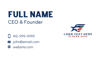 American Eagle Star Business Card Preview