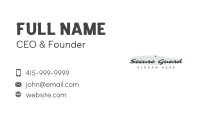 Fancy Watercolor Wordmark Business Card Image Preview