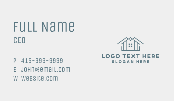 Roofing Renovation Roof Business Card Design Image Preview