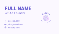 Mother Child Pediatrician Business Card Image Preview