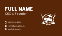 Lumber Woodwork Emblem Business Card Image Preview