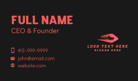 Fast Bullet Train Business Card Image Preview