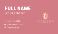 Pink Nail Salon Business Card Image Preview