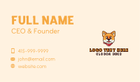 Shiba Inu Pet Dog Business Card Image Preview