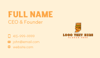 Indiana Burger Sandwich Business Card Preview