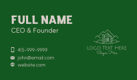 Farmhouse Destination Outline Business Card Image Preview