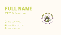 Retro Cannabis Weed Business Card Image Preview