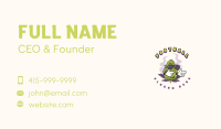 Retro Cannabis Weed Business Card Image Preview