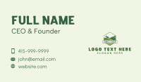 Gardening Lawn Mower Business Card Design