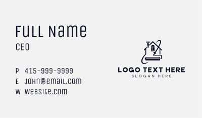 House Tools Construction Business Card Image Preview