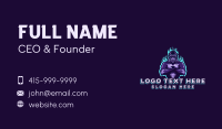 Mad Gorilla Fire Gaming Business Card Preview