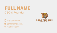 Squirrel Wood Construction  Business Card Design