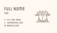 Retro Star Banner Badge Business Card Image Preview