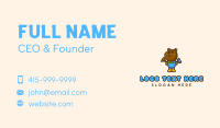 Bear Disinfection Cleaning Business Card Design