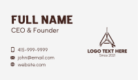 Mechanical Tools Triangle Business Card Image Preview