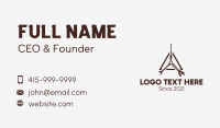 Mechanical Tools Triangle Business Card Preview