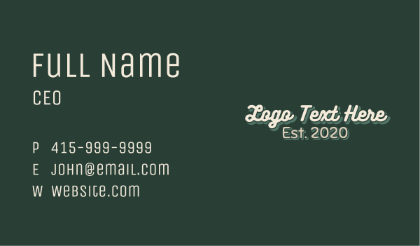 Geek Podcast Wordmark Business Card Design Image Preview