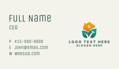 Eco Home Repair Business Card Image Preview