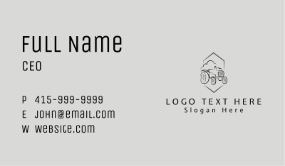 Farming Ranch Tractor Business Card Image Preview