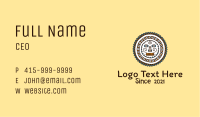 Mayan Tribal Centerpiece  Business Card Image Preview