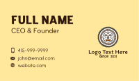 Mayan Tribal Centerpiece  Business Card Image Preview