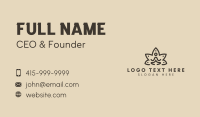 Human Lotus Yoga Business Card Preview