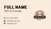 Tree Chainsaw  Woodwork Business Card Image Preview