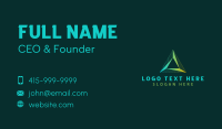 Pyramid Tech Agency Business Card Design