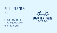 Simple Blue Automotive Car Business Card Image Preview