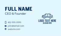 Simple Blue Automotive Car Business Card Image Preview