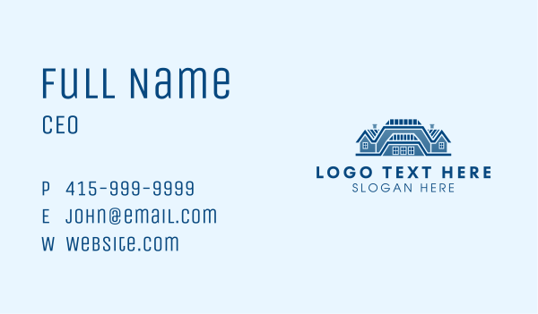 House Roof Repair Business Card Design Image Preview