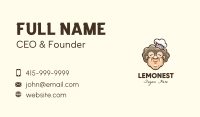 Grandmother Chef Cook Business Card Image Preview