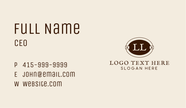 Antique Store Lettermark  Business Card Design Image Preview