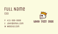 Royal Graffiti Skull Mascot Business Card Image Preview