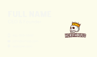 Royal Graffiti Skull Mascot Business Card Image Preview