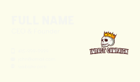 Royal Graffiti Skull Mascot Business Card Image Preview