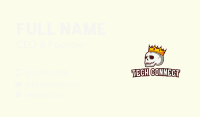 Royal Graffiti Skull Mascot Business Card Image Preview