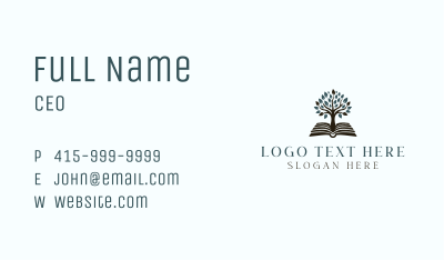 Book Tree Publishing Business Card Image Preview