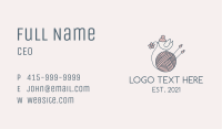 Cute Bird Crochet  Business Card Image Preview