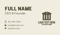 Pencil Law Building Business Card Design