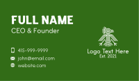 Aztec Bird Symbol  Business Card Design