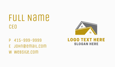 House Construction Roofing  Business Card Image Preview