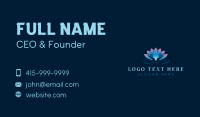 Lotus Hand Meditation Business Card Image Preview