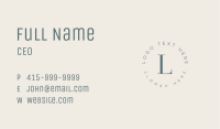 Professional Studio Lettermark Business Card Image Preview