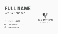 Generic Enterprise Letter V Business Card Image Preview