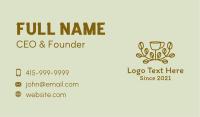 Organic Coffee Vine  Business Card Image Preview