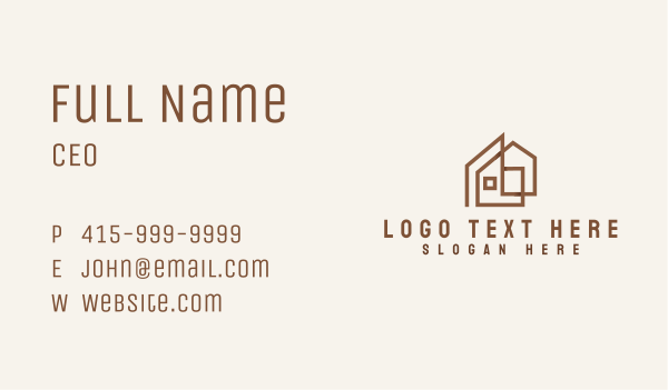 Realtor House Construction Business Card Design Image Preview
