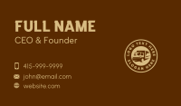 Fast Delivery Truck Business Card Preview