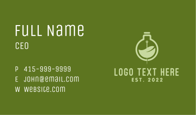 Green Flask Acupuncture  Business Card Image Preview