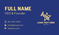 Gold Star Squeegee  Business Card Image Preview